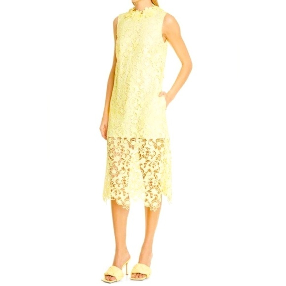 AKNVAS Mallie Floral lace sleeveless dress S NWOT